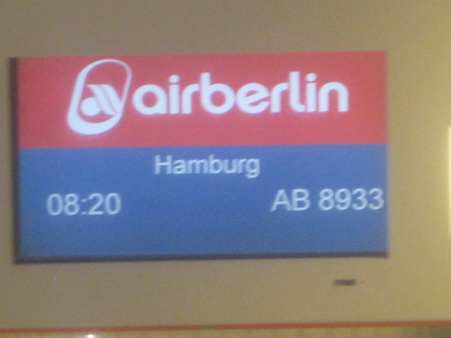 Flug mit Air Berlin