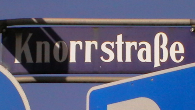 Knorr - auch als Straßenname