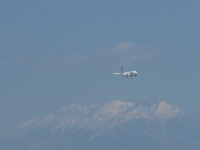 Anflug einer Maschine