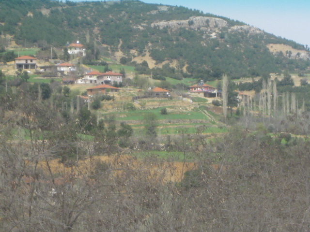 Landschaft nach Pamukkale