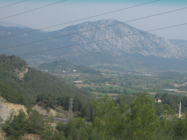 Landschaft nach Pamukkale